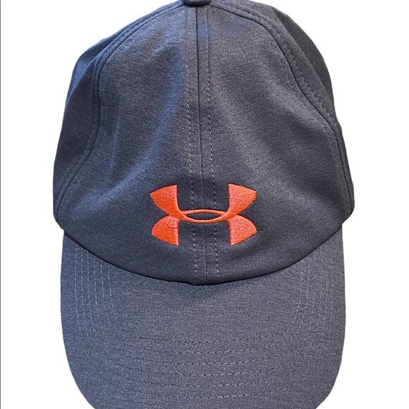 Under Armour Grey Hat/Cap with Orange Logo and Adjustable back. - Picture 4 of 7